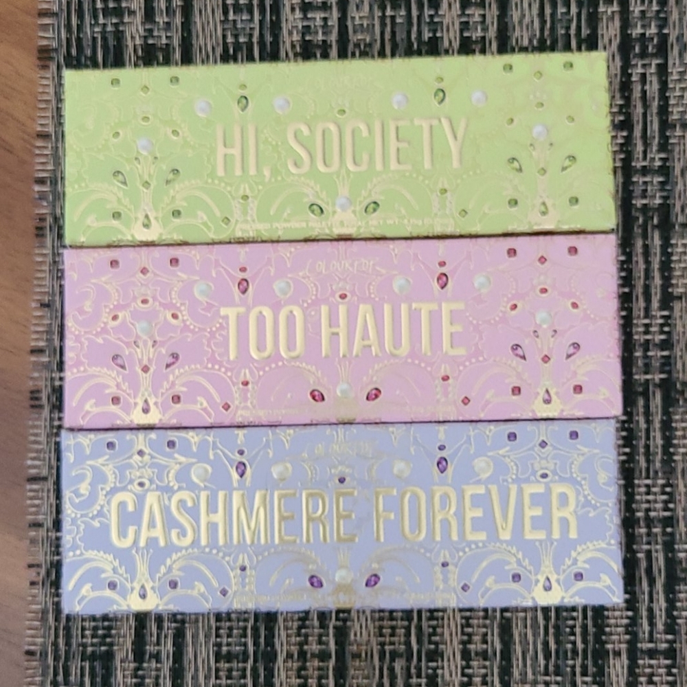 Colourpop set of 3 palettes